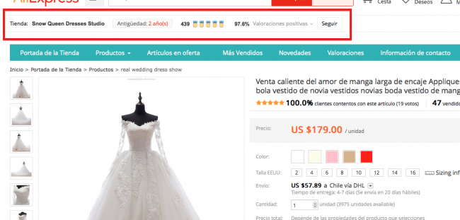 comprar vestidos de novia en aliexpress