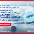 AliExpress y Correos de Chile: productos con entregas Ultrasónicas “Standard Shipping”