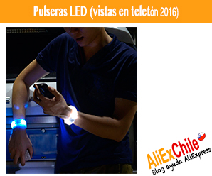 ¿Quieres las pulseras luminosas de la teletón 2016? AliExpress las tiene