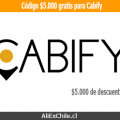 Te regalamos código con $5.000 gratis para que uses Cabify Chile