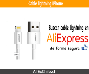 Comprar cable lightning para iPhone en AliExpress