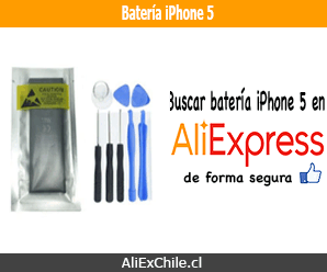 Comprar batería para iPhone 5 en AliExpress