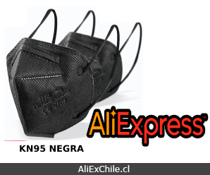Comprar mascarilla KN95 de color negro en AliExpress