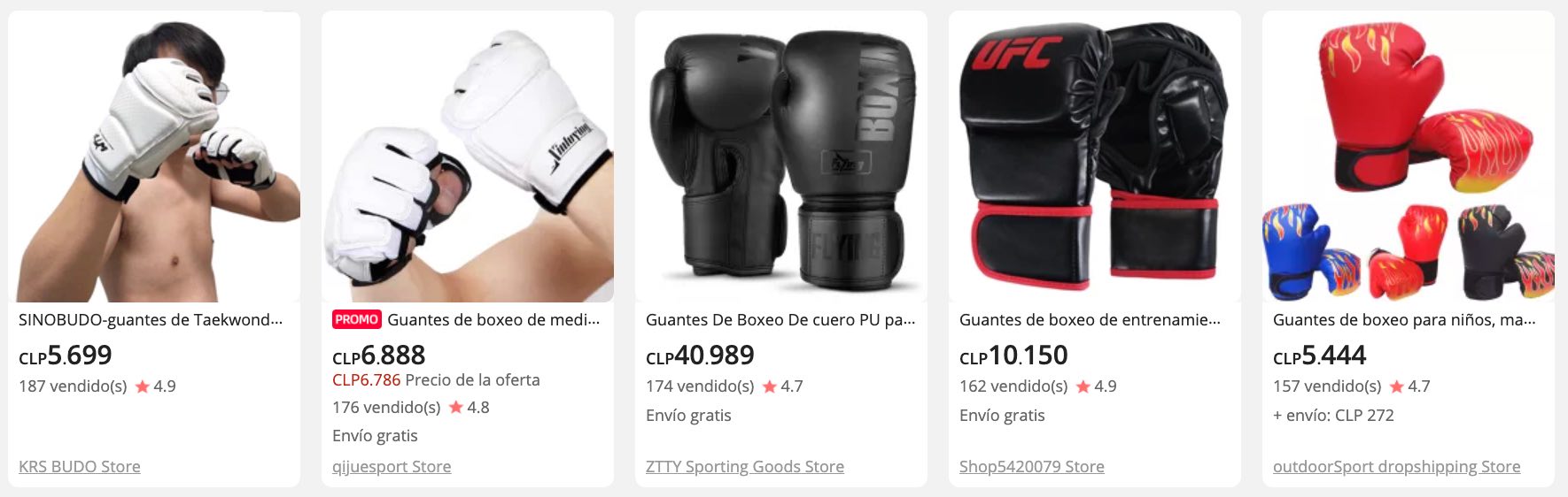 comprar guantes para boxeo en aliexpress