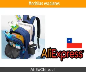 Mochilas escolares en AliExpress desde Chile