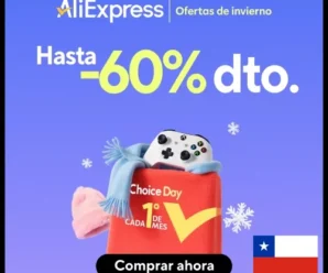 Ofertas de Invierno AliExpress Chile: Descuentos hasta 60%