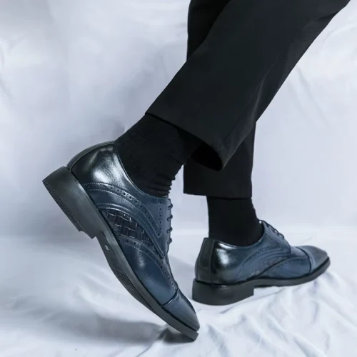 Ideas para combinar zapatos azules con ropa formal para hombre en AliExpress Chile