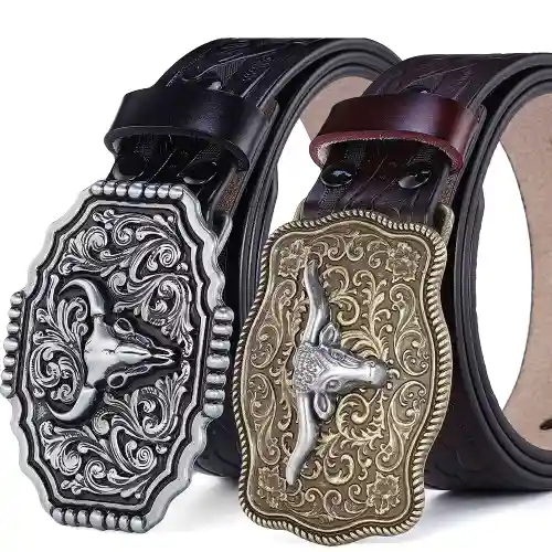 cinturón hebilla grande de hombre en AliExpress Chile