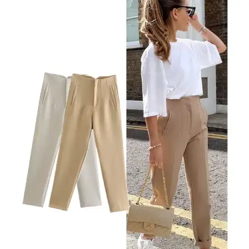 pantalón de vestir mujer en AliExpress Chile