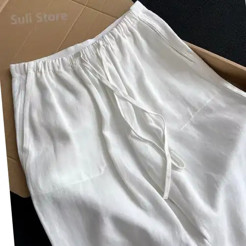 pantalón lino mujer en AliExpress Chile