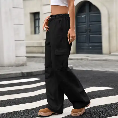 pantalón negro mujer en AliExpress Chile