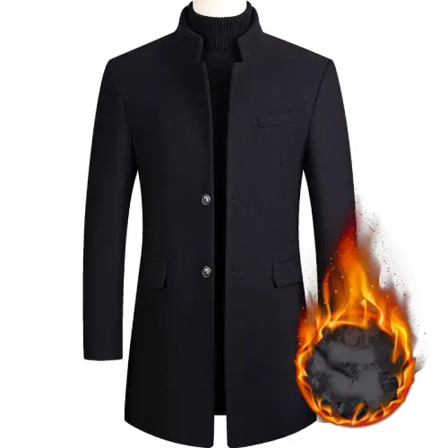 abrigo azul navy de hombre en AliExpress Chile
