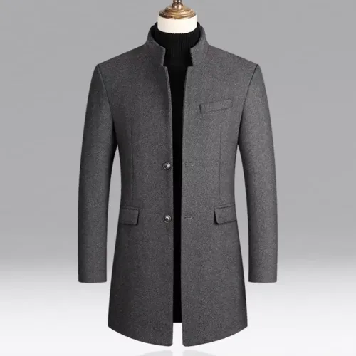 abrigo gris de hombre en AliExpress Chile