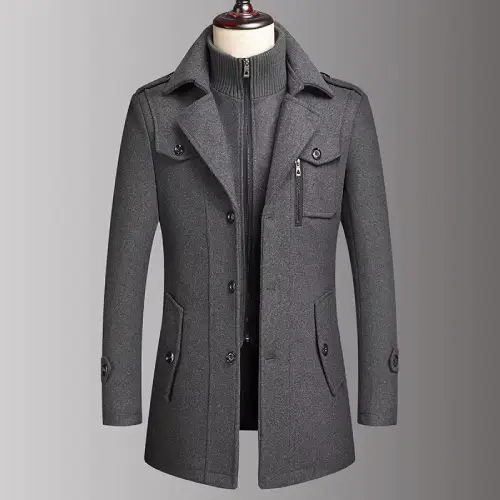 abrigo largo de hombre en AliExpress Chile