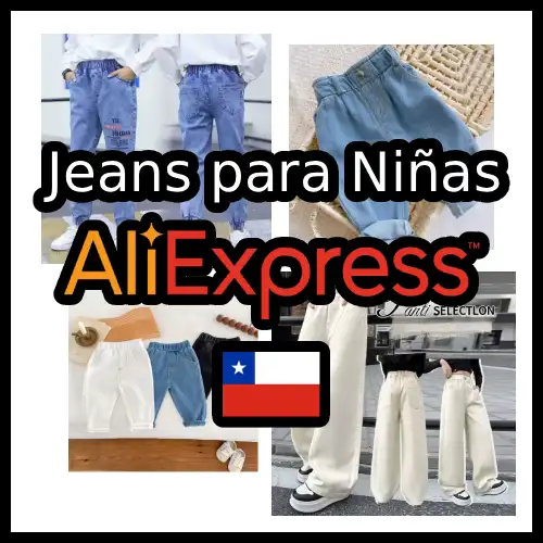 jeans para niñas en AliExpress Chile