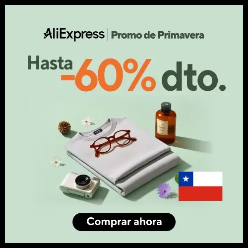 Promo de Primavera AliExpress Chile