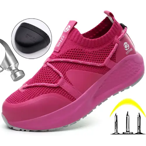 Zapatos de Seguridad rosados para Mujer en AliExpress Chile
