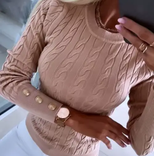 Sweater trenzado para mujer en AliExpress Chile