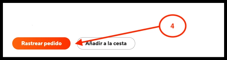 click en rastrear pedido en AliExpress Chile