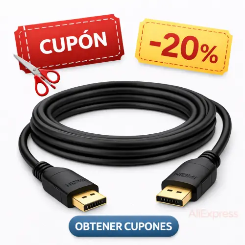 conseguir cupon para comprar cable hdmi en AliExpress Chile