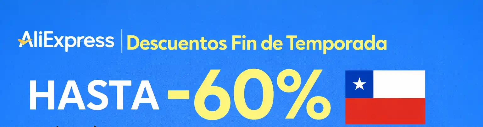 descuentos fin de temporada en AliExpress Chile