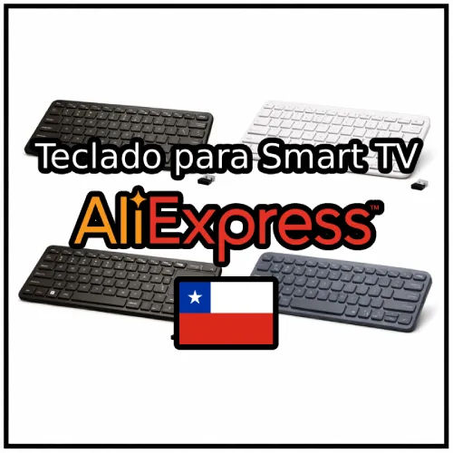 Cómo comprar teclado inalámbrico para Smart TV en AliExpress desde Chile
