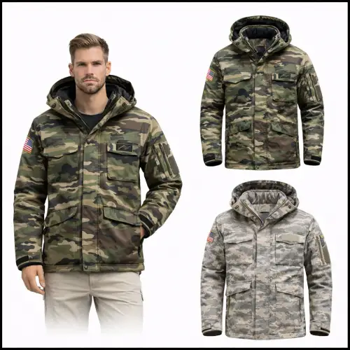 Chaqueta militar hombre nieve en AliExpress Chile