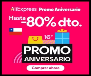 ¡Aniversario AliExpress 2026! Hasta 80% de descuento