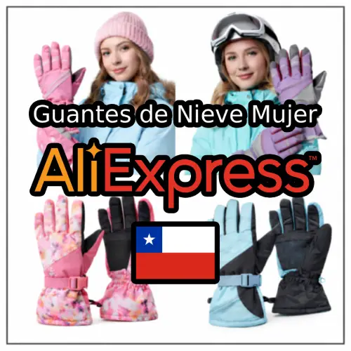 guantes de nieve mujer en AliExpress Chile
