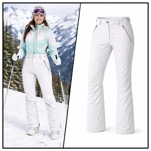 Pantalón de ski blanco para mujer en AliExpress Chile