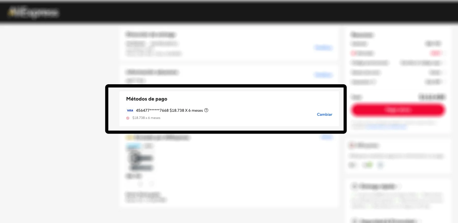 pagar a cuotas en AliExpress Chile