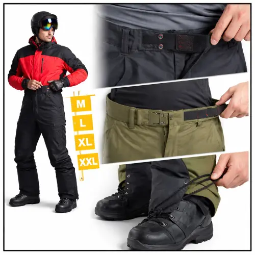 Tallas y ajuste para hombres en pantalón de nieve AliExpress Chile