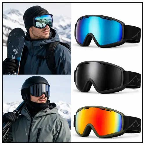 Antiparras nieve hombre: resistencia y comodidad en AliExpress Chile