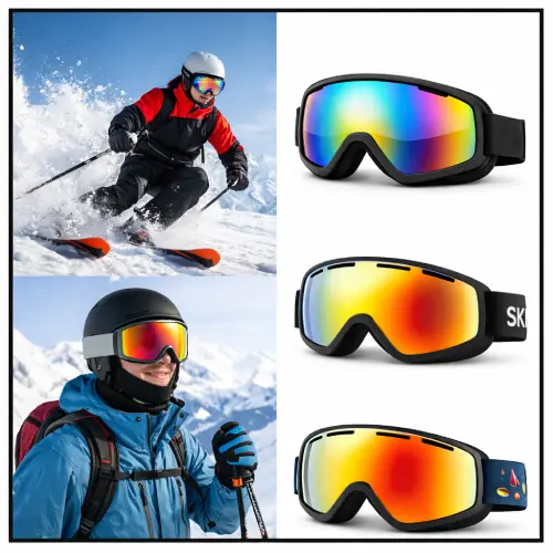 Antiparras para ski: visibilidad en velocidad y condiciones extremas en AliExpress Chile