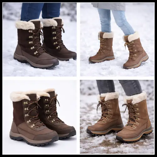 Botas de nieve cafe mujer en AliExpress Chile