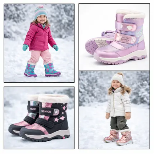Botas de niña nieve con variedad de colores y estilos en AliExpress Chile