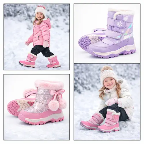 Botas de nieve niña: diseños cómodos y abrigados en AliExpress Chile
