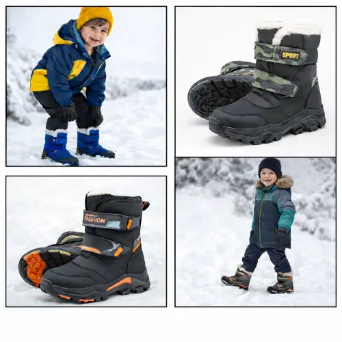 Botas de nieve niño: modelos resistentes y funcionales en AliExpress Chile
