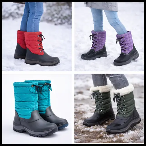 Botas de lluvia y nieve mujer para condiciones mixtas en AliExpress Chile