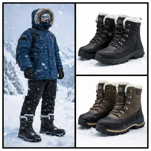 Botas nieve hombre resistentes al frío extremo en AliExpress Chile