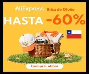 Brisa de Otoño AliExpress Chile: hasta 60% OFF