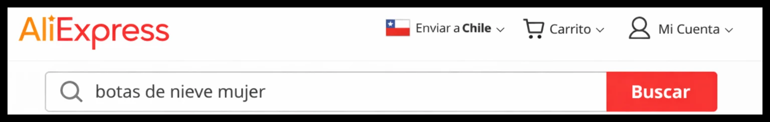 buscar botas de nieve para mujer en AliExpress Chile