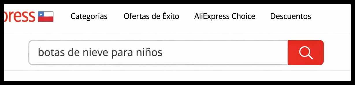 buscar botas de nieve para niños en AliExpress Chile