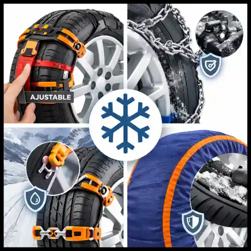 Características clave de las cadenas para nieve que debes conocer antes de comprar