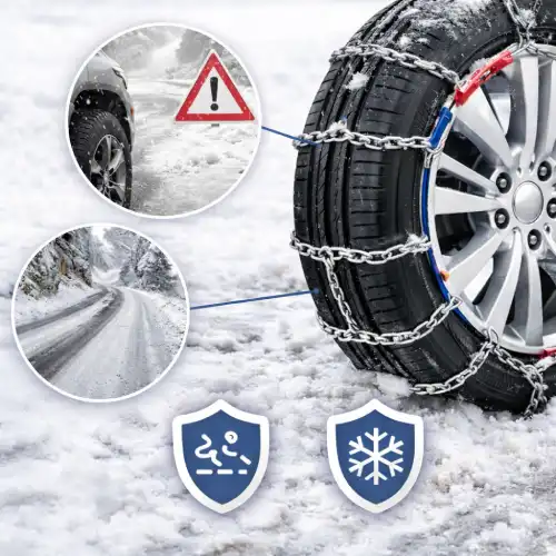 Cómo funcionan las cadenas para nieve y por qué son necesarias