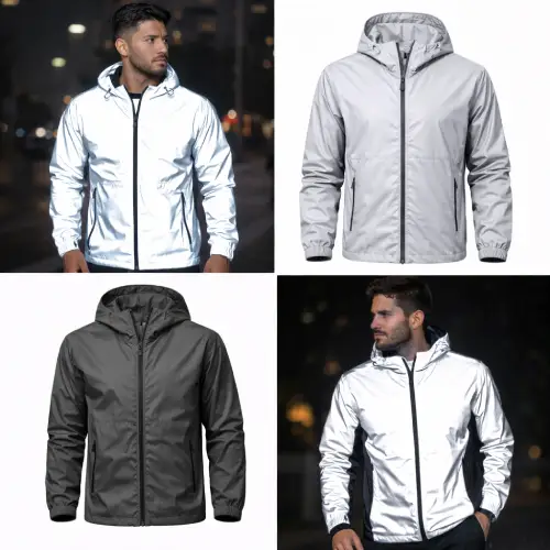 Cortavientos reflectante hombre en AliExpress Chile