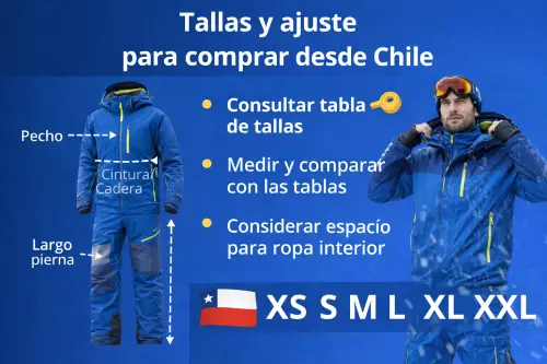 Tallas y ajuste para comprar desde Chile en AliExpress
