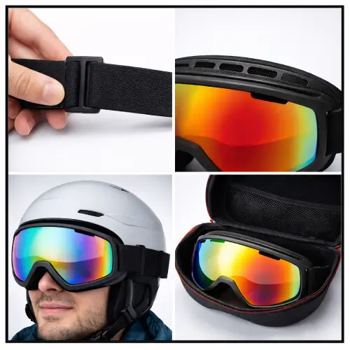 Antiparras para nieve: ajuste, ventilación y compatibilidad con casco en AliExpress Chile