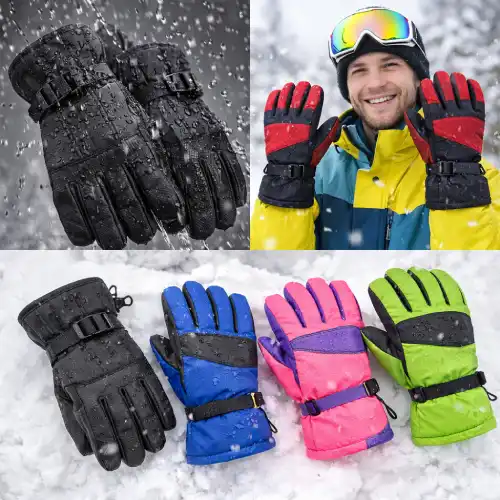 Guantes impermeables para nieve en AliExpress Chile
