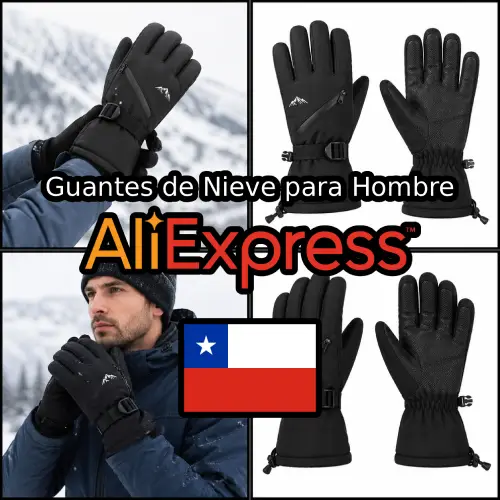 guantes de nieve para hombre en aliexpress chile